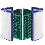 Barbuk Compatible with Dyson TP04 HP04 DP04 TP05 HP05 Air Purifier Filter, Sealed Two Stage 360° Filter System, Air Filter Replacement