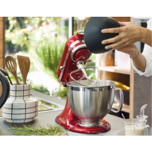 میکسر پایه شیب دار KITCHENAID Artisan، نقره ای، 4.8 لیتری، 5Ksm125Bcu