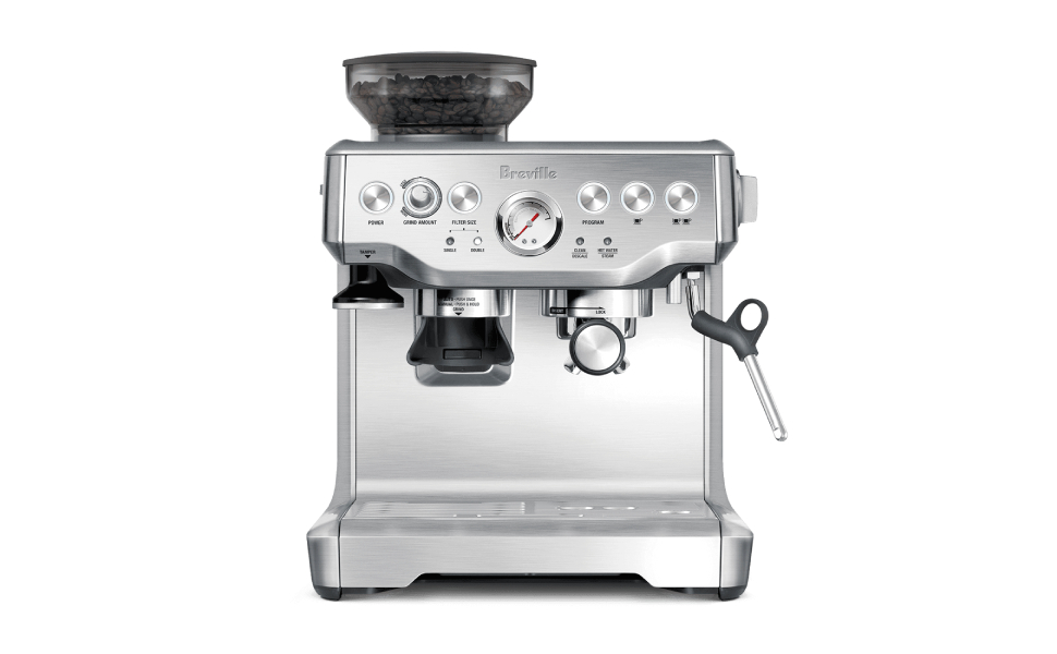 دستگاه اسپرسوساز Breville BES870 Barista Express، نقره ای، BES870XL