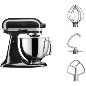 میکسر پایه شیب دار KITCHENAID Artisan، Onyx Black، 4.8 لیتری، 5Ksm125Bob